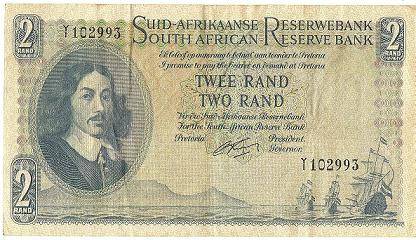 Twee Rand/Two rand Replacement Note G Rissick