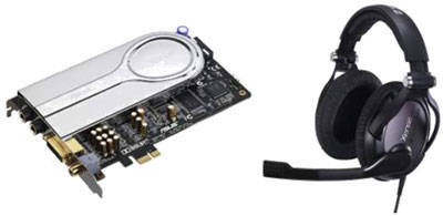 Asus Xonar Xense Soundcard with Sennheiser PC-350 Headset
