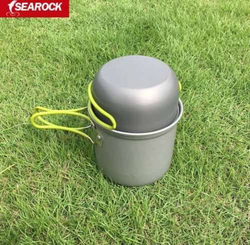 Lightweight Aluminium 2 piece Cooking Set - LOCAL STOCK Perfect for Camping/Hiking/Fishing