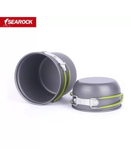 Lightweight Aluminium 2 piece Cooking Set - LOCAL STOCK Perfect for Camping/Hiking/Fishing