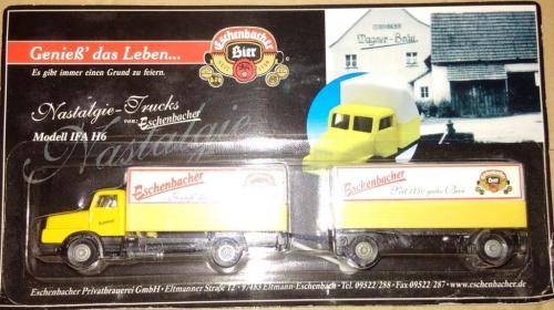 Eschenbecher DDR Nostalgia Beer Lorry Collection  - 13 Lorries - 1/87 Scale