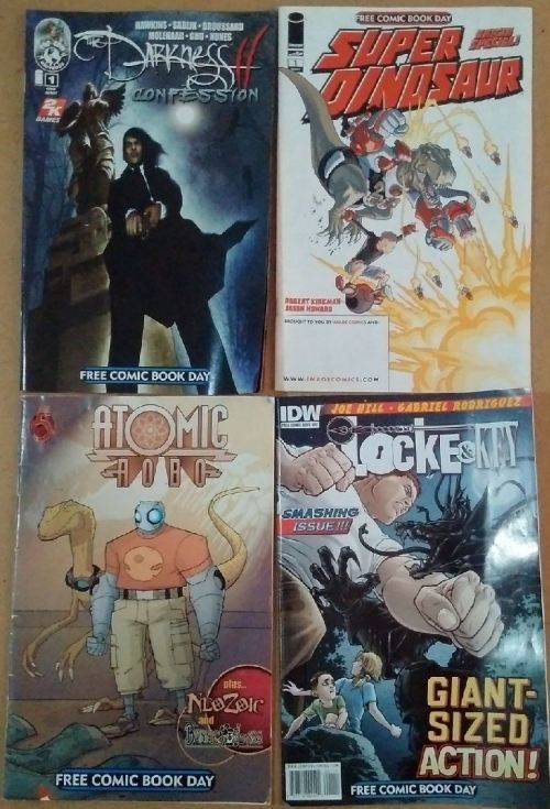 4 x Free Comic Book Day Comics