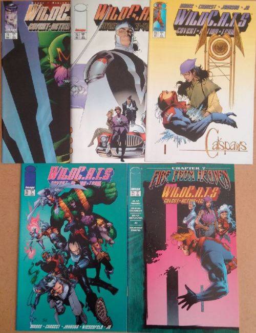 Wild C.A.T.S. - 5 Comic Lot - Image Comics