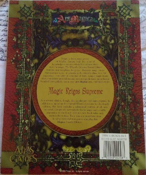 The Wizards Grimoire -  Ars Magica 4th Edition Sourcebook (Revised Edition)