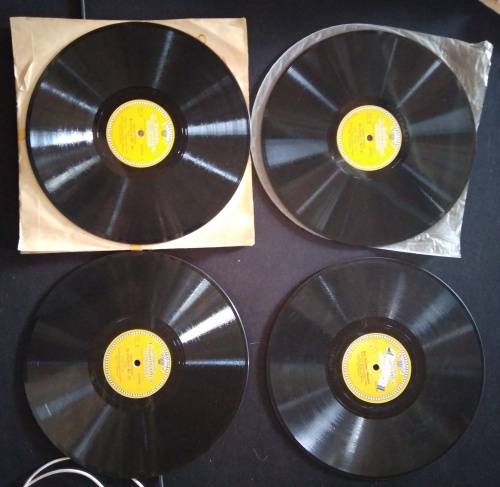 4 x Gramaphone records - Haydn Sinfonie 91 / Mozart Don Giovanni and Figaros Wedding
