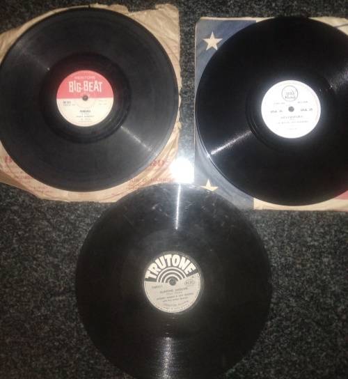 Meritone & USA records etc - 3 x Jazz Records - 78 RPM