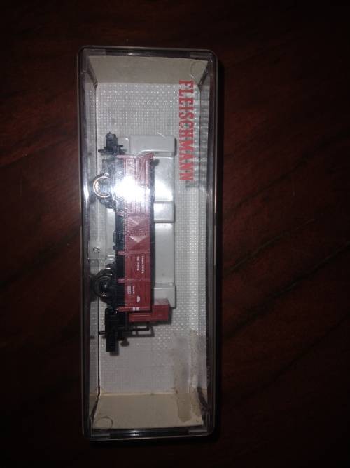 Fleischmann DB Flat Wagon with Brakemans Cabin  - N