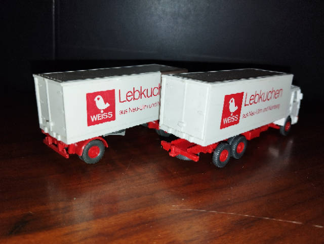 Wiking M.A.N. Truck & Trailer - Lebkuchen  - 1/87 Scale