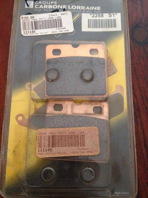 Carbon Lorraine FA171 Brake Pads