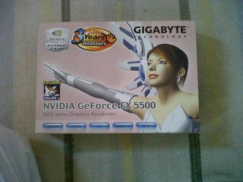 Gigabyte Geforce FX5500 128MB AGP 8x