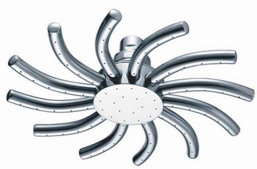 Spiral Shower Head - 12 x 4 inch Fingers Modern Design BRAND NEW!! TOP QUALITY!!!