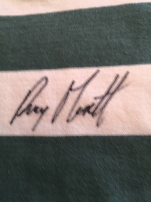 Rhodesia Rugby Jersey - signed Ray Mordt