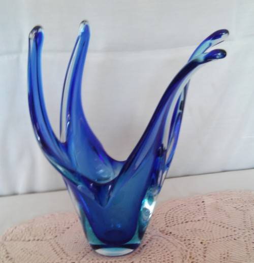 Stunning Blue Murano Centrepiece