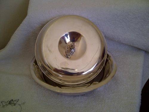 PLATED SILVER SERVING BOWL