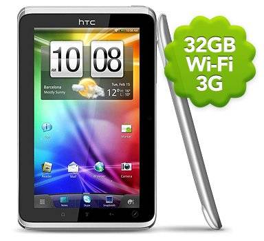 HTC Flyer - 32Gb - WiFi - 3G with pouch & HTC Capacitive Stylus
