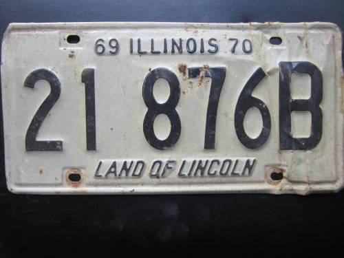 Original American license plate, must have for your bar or mancave
