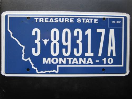 Original American license plate, must have for your bar or mancave
