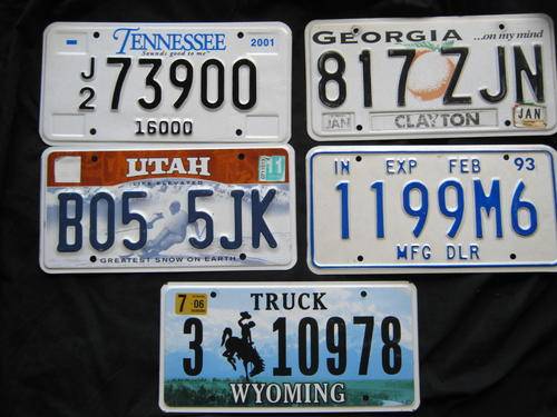 Start your collcetion today of Awesome USA number plates for your mancave/bar MUST HAVE!!!