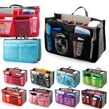 Handbag organizer (28 x 17cm) blue and red still available