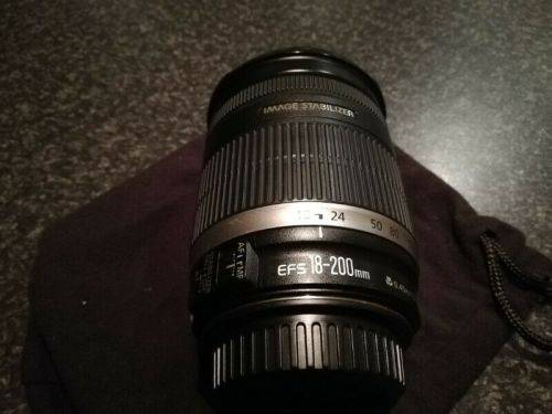 Valued at R 7 250.00 !!! Canon EF-S 18-200mm f/3.5-5.6 IS Lens