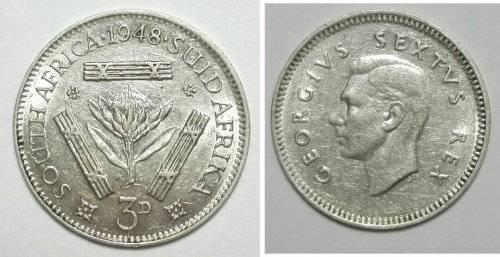 1948 - 3 Pence - George VI - can be uncirculated - beautiful coin