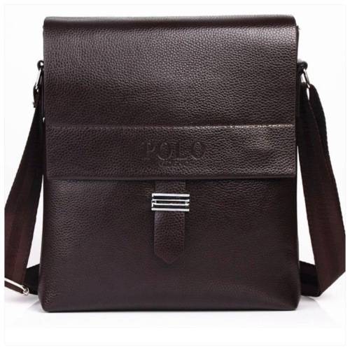 POLO VIDENG (Vintage) Composite Brown Leather Shoulder / Crossbody Bag