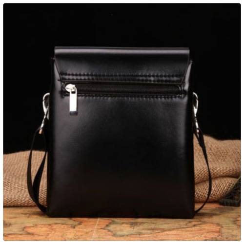 POLO Videng (s) Composite Black Leather Shoulder / Crossbody Bag
