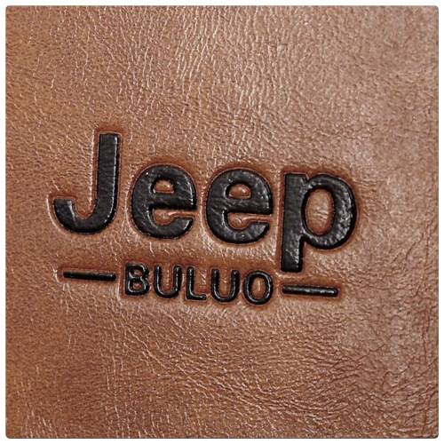 JEEP BULUO Composite Brown Leather Shoulder / Crossbody Bag