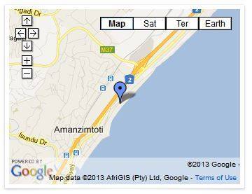 Holiday @ Toti Cabanas, Amanzimtoti,1 Sept. - 8 Sept. 2017 (7 Nights) 2 Bedroom/ Sleeps 6.