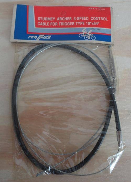 STURMEY ARCHER 3 SPEED CABLE- Old School- NOS- Retro Never Again!!!
