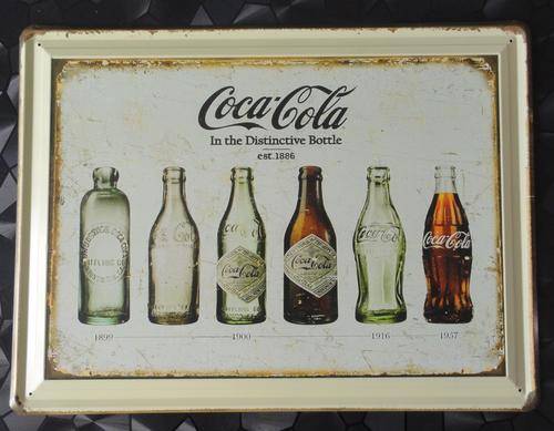 Coca Cola Bottle Metal / Tin Sign- LARGE 30cm x 40cm!!!Cheap Shipping!