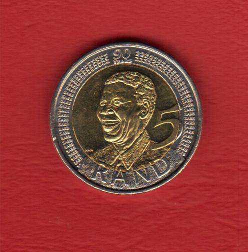 Mandela 2008 R5 - 90th Birthday - UNC - A/UNC - grade for yourself