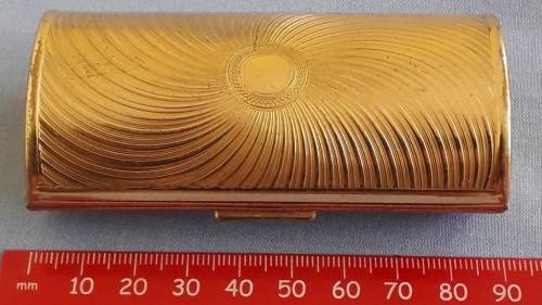 Vintage barrel cigarette case - made in England by KIGU
