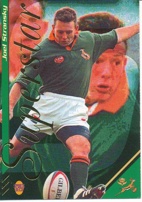 1996 Sports Deck: Joel Stransky: Superstar: Card 5/5