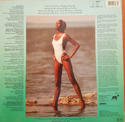 WHITNEY HOUSTON (Excellent/Excellent)