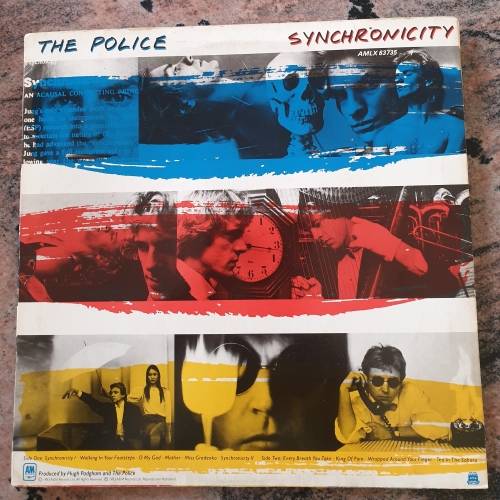 THE POLICE Synchronicity (Very Good+/Very Good+) AMLX 63735 UK Pressing - Inner sleeve with lyrics