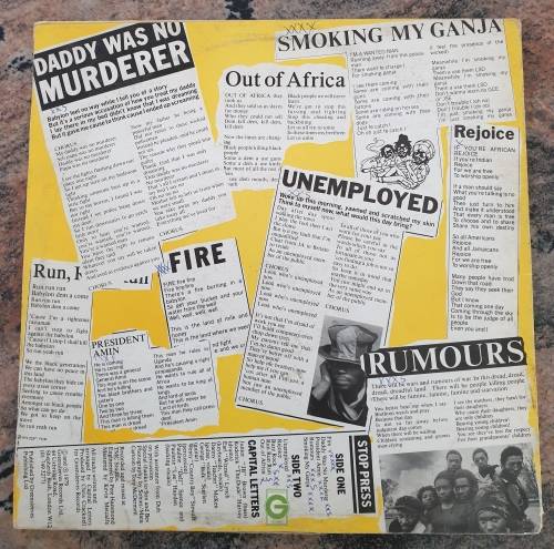 CAPITAL LETTERS Headline News (Very Good+/Very Good) GREL 7 Greensleeves 1979 - Red vinyl USA Press