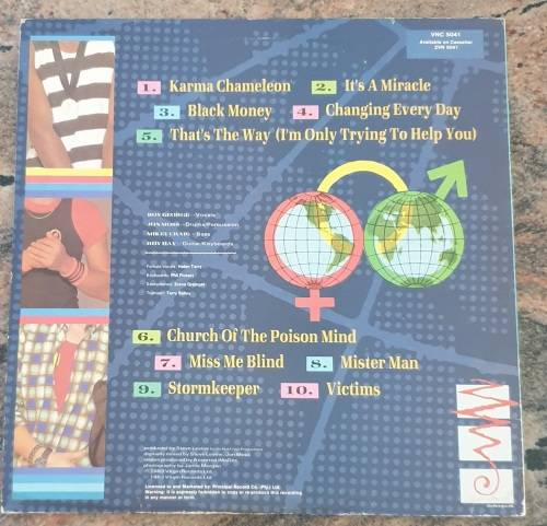 CULTURE CLUB Colour By Numbers (Very Good/Good+) Virgin VNC 5041 South African Pressing 1983