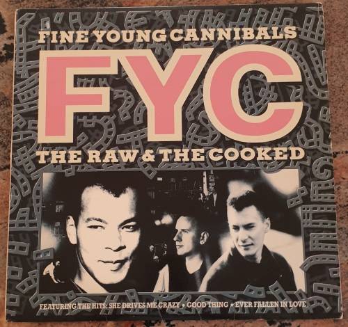 FINE YOUNG CANNIBALS FYC The Raw and The Cooked (VG+/VG) London STARL 5539 SA Press 1989 - Lyrics