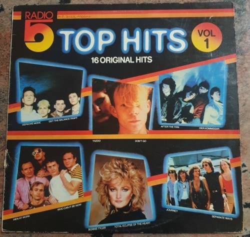 RADIO 5 Top Hits Vol 1 - Original Artists (VG+/VG) CBS SLMS 705 SA Pressing 1983