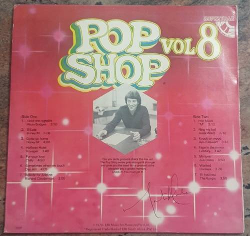 POP SHOP Vol 8 14 Original Singles (VG/VG) EMI Supertrax ST 100 SA Pressing 1979