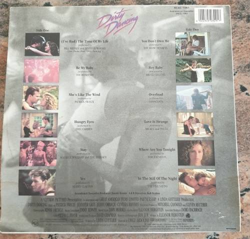 DIRTY DANCING The Time Of Your Life - OST (Very Good+/Good+) RCA RCAC 1061 SA Pressing 1987