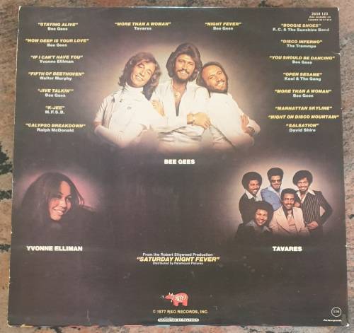 SATURDAY NIGHT FEVER Various Artists OST - Double LP (VG+/VG+) RSO 2658 123 SA Press 1977 - Gatefold