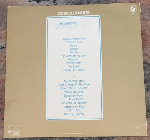 BONEY M The Magic Of Boney M 20 Golden Hits (Excellent/Very Good+) Hansa ZL 1 SA Pressing 1980