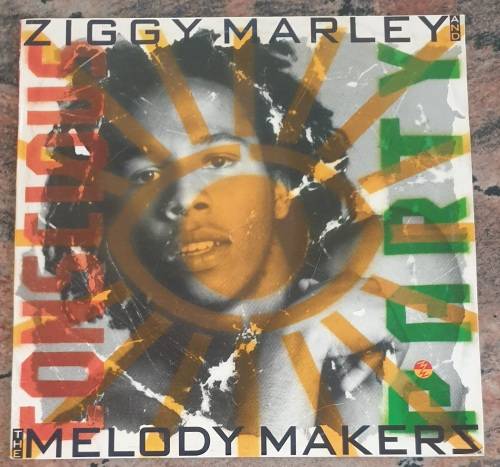 ZIGGY MARLEY and THE MELODY MAKERS Conscious Party (VG+/VG+) Virgin VNC 5119 SA Pressing 1988