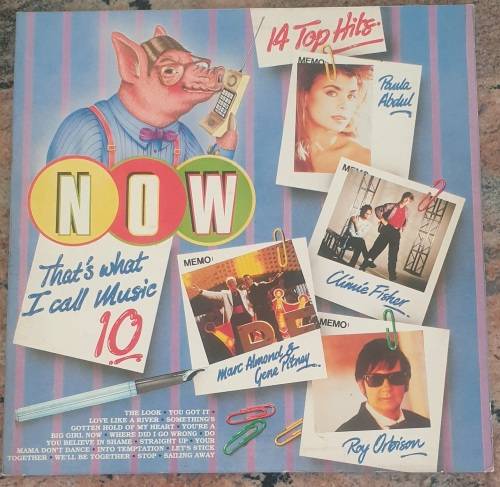 NOW THAT`S WHAT I CALL MUSIC Vol. 10 - Original Artists (Very Good+/Very Good+) NOW 10 SA Press 1989