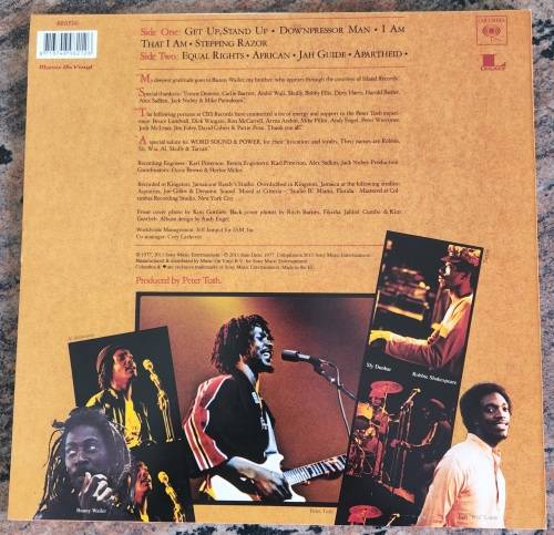 PETER TOSH Equal Rights - 2 X LP 180g (Near Mint) Columbia MOVLP341 European Pressing - Reissue