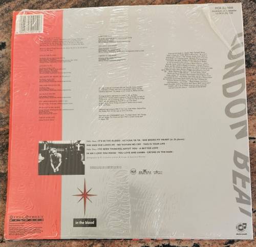 LONDON BEAT In The Blood (Very Good+/Excellent) Anxious RCA (L) 1141 SA Pressing 1990