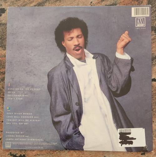 LIONEL RICHIE Dancing On The Ceiling - Gatefold (VG+/VG+) TMC 5499 SA Press 1986 - Lyrics - Warped