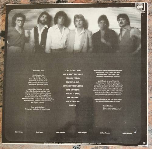 TOTO Toto (Very Good+/Very Good+) CBS ASF 2211 South African Pressing 1978
